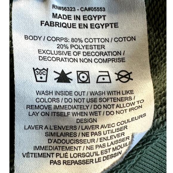 VTG NIKE Sportswear Athletic Dept Sage Green Pullover Sweatshirt Men's Size M - Picture 6 of 6